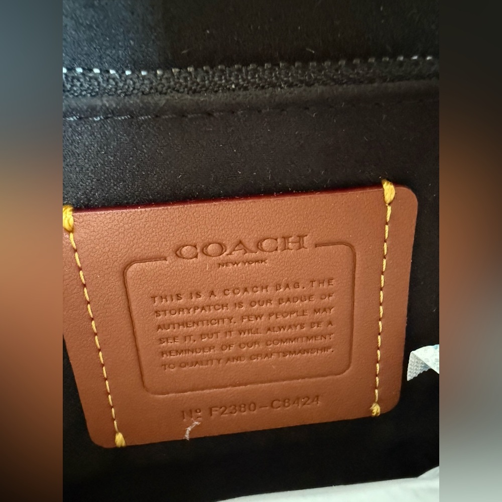 Coach Soft Tabby Multi Crossbody and belt Bag In Signature Leather C8424 NWT - Picture 5 of 13